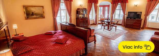 Romantický pobyt v penzióne Cosmopolitan II. priamo v historickom centre Banskej Štiavnice