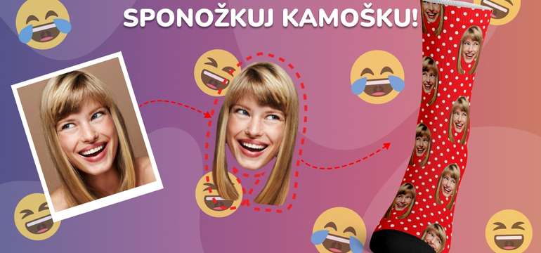Personalizované ponožky vyrobené a potlačené na Slovensku