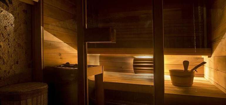 Vstup do wellness (jacuzzi a sauna)