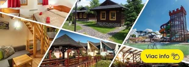 Chatka a apartmán priamo v rezorte Holliday Village Tatrandia