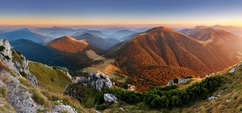 Počas pobytu sa môžete vydať na túru a užiť si aj takúto panorámu