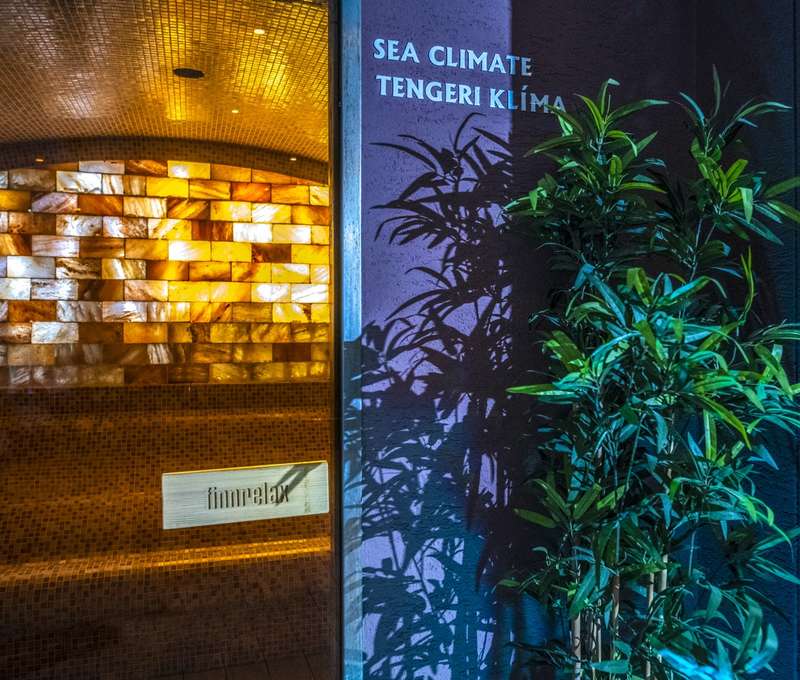Wellness v maďarském Airport Hotelu Stáció**** se rozkládá na ploše 1000 m²