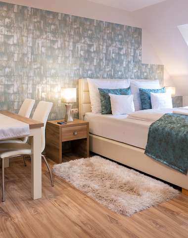 Všechny apartmány mají kuchyň, vlastní koupelnu, vysoušeč vlasů, TV s plochou obrazovkou