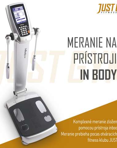 Vďaka InBody zistíte komplexnú analýzu zloženia tela 
