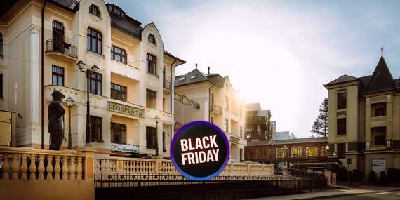 BLACK FRIDAY: Relaxačný pobyt s masážou, neobmedzeným kúpaním, saunovaním a polpenziou v hoteli MOST SLÁVY***/Trenčianske Teplice
