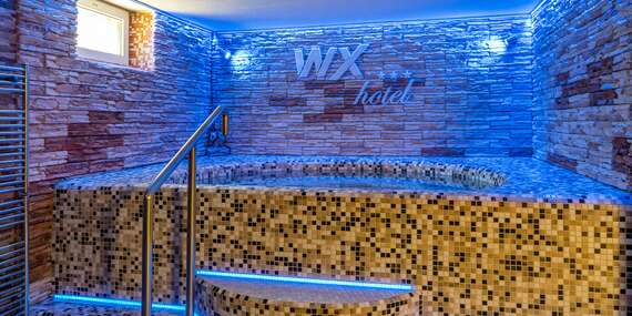 Vstup do wellness s bazénom, vírivkou, saunou a fitness centra vo WX hoteli/Bratislava - Devínska Nová Ves