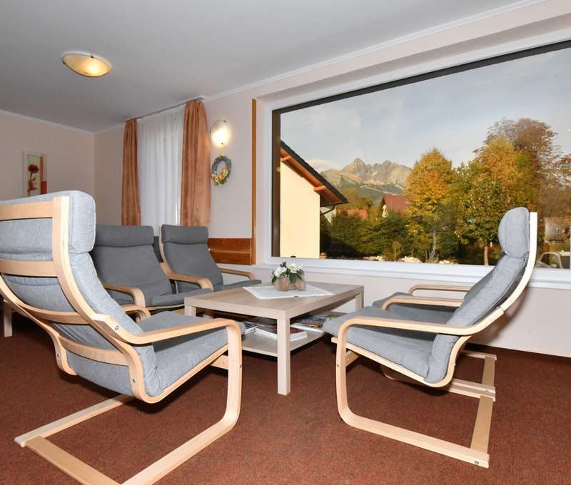 Spoločenská miestnosť vo Ville Domino