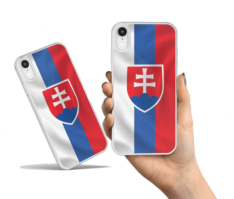Odolný obal na mobil vo farbách slovenskej trikolóry