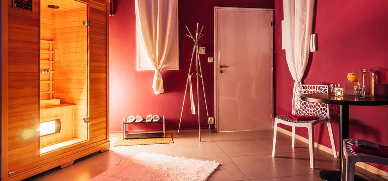 Skvělé uvolnění vám dopřeje také infrasauna