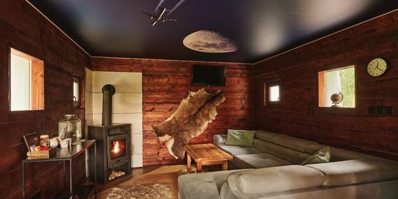 Lietadlo v lese - najoriginálnejší glamping v lese s relaxom vo vírivke a saune/Spišské Bystré
