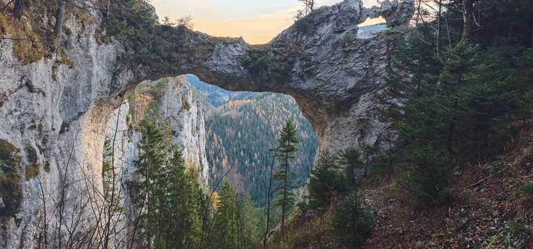Spielmäuer – ferratový areál pod Hochschwabom