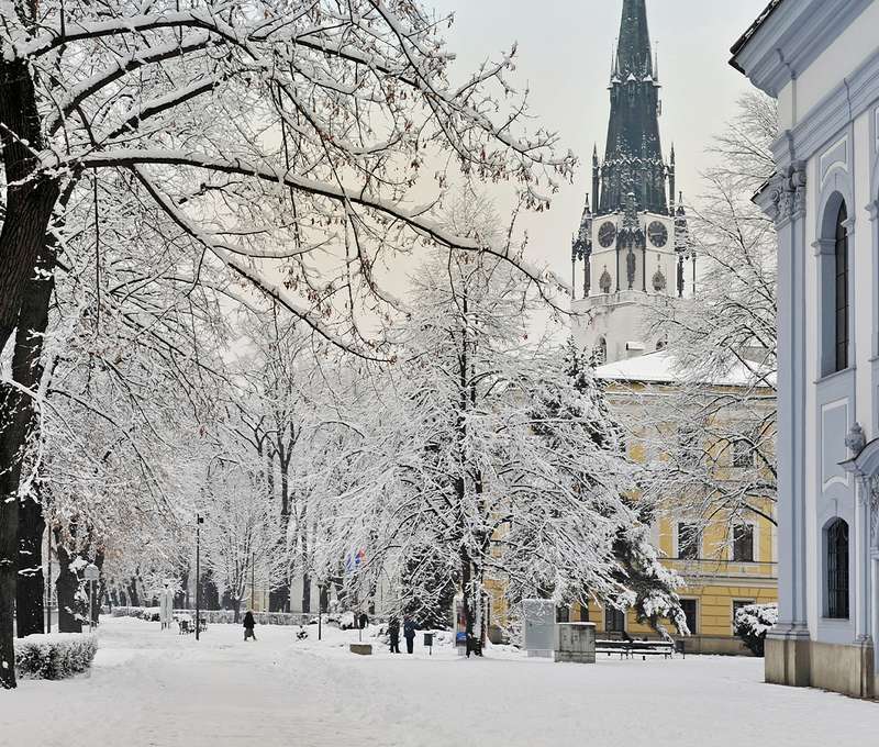 Spišská Nová Ves je v zime skutočne čarovná