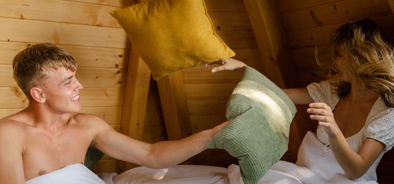 Fínska sauna s panoramatickým výhľadom
