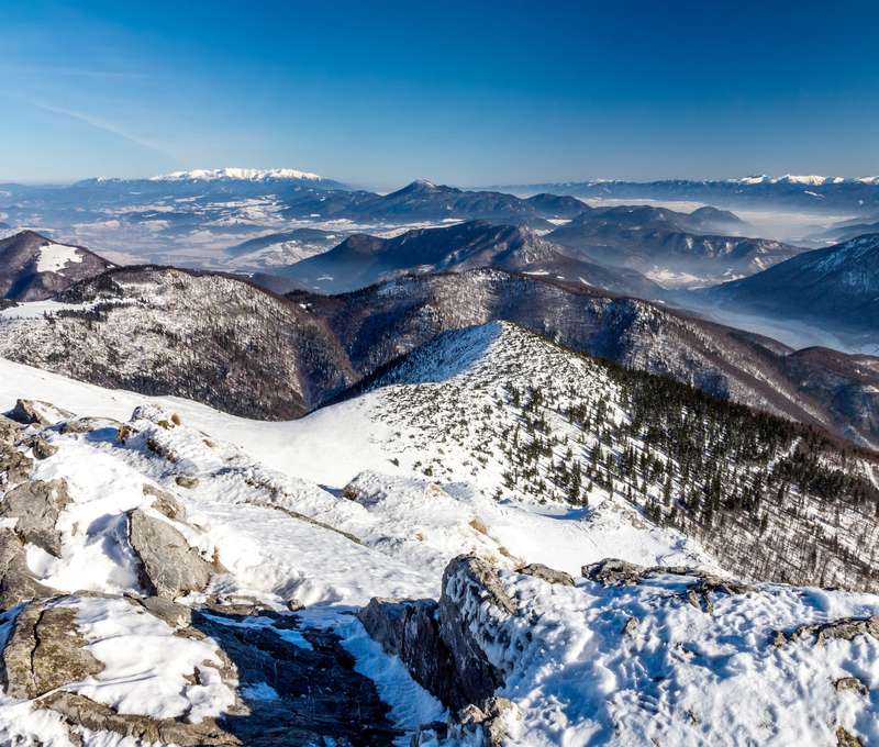 Zimná turistika v Malej Fatre