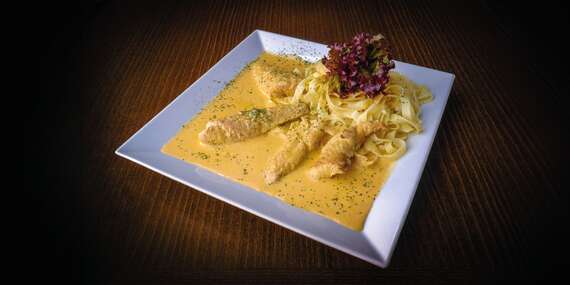 Rybacie špeciality a dezerty vo Vinárni a Reštaurácií pri Kaplnke vo Vajnoroch/Bratislava - Vajnory