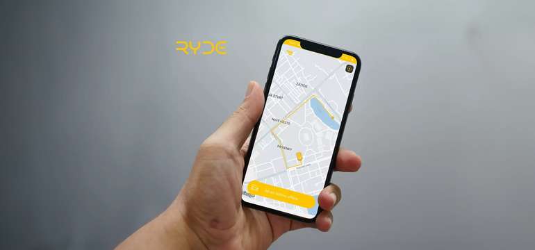 Plne digitálna platforma RYDE Taxi Bratislava