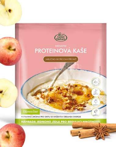 Jablkovo-škoricová kaša - Express Diet, 55 g