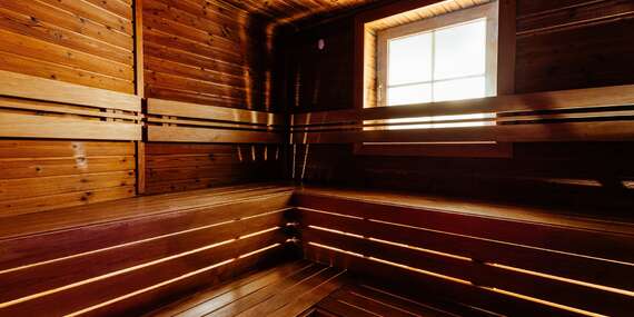 Vstupy do bazéna a wellness zóny rezortu Drevenice Terchová s panoramatickým výhľadom do prírody/Terchová