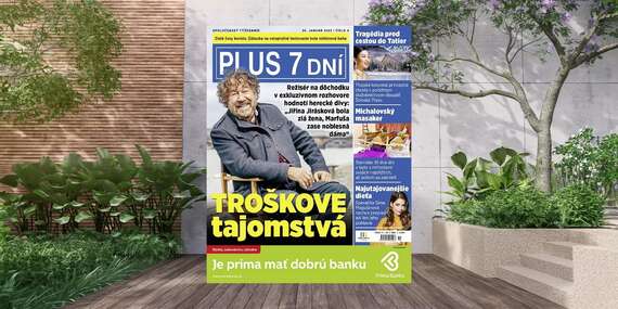 BLACK FRIDAY: Ročné predplatné PLUS 7 DNÍ - najčítanejšieho týždenníka na Slovensku/Slovensko