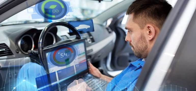 Diagnostika riadiacich jednotiek vozidla v BWOAH service
