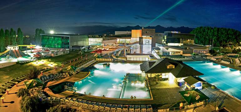 Aquacity Poprad je od hotelu Autis*** vzdáleno pouhých 10 minut jízdy autem