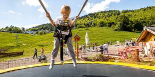 Bungee trampolína vo Fun Arena Donovaly