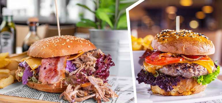 Hovädzí alebo Pulled Pork Burger z trhaného bravčového mäsa