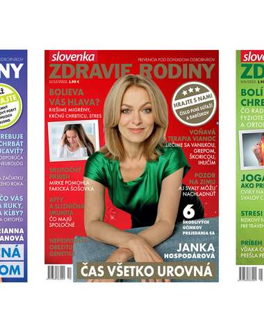 Ročné predplatné časopisu Slovenka zdravie rodiny