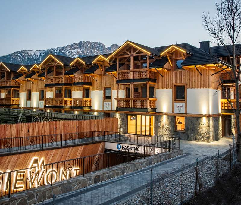 Pekný a príjemnóy aparthotel Giewont