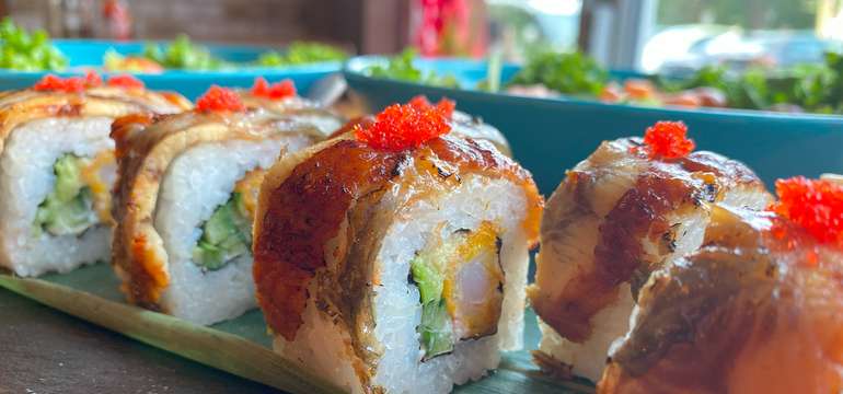 SUSHI menu v Gao Restaurant