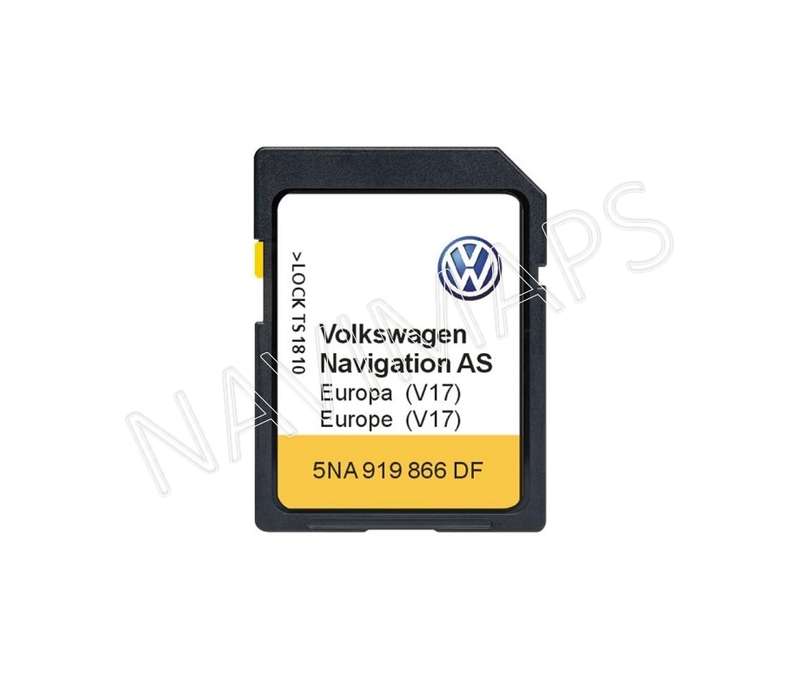 SD karta VW Discover Media MIB2 mapy 2023/2024 Európa AS V17