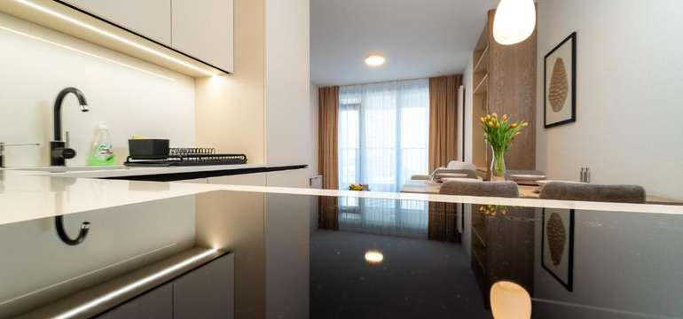 Eurovea Tower Apartment - kuchyňa