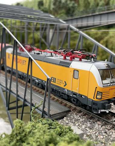  Modelové koľajisko v mierke 1:87 