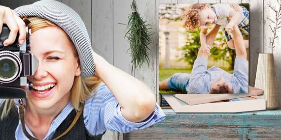 Tlač fotografií na fotoplátno – množstvo rozmerov na výber/Slovensko