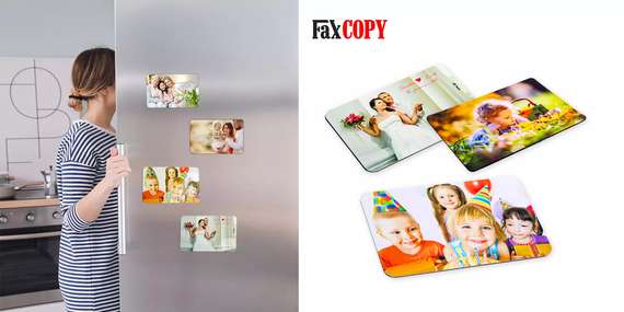 Hliníkové fotomagnetky s vašou fotografiou od FaxCOPY s osobným odberom ZADARMO až v 41 predajniach / Slovensko