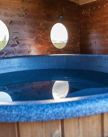 Privátna sauna s kúpacou kaďou