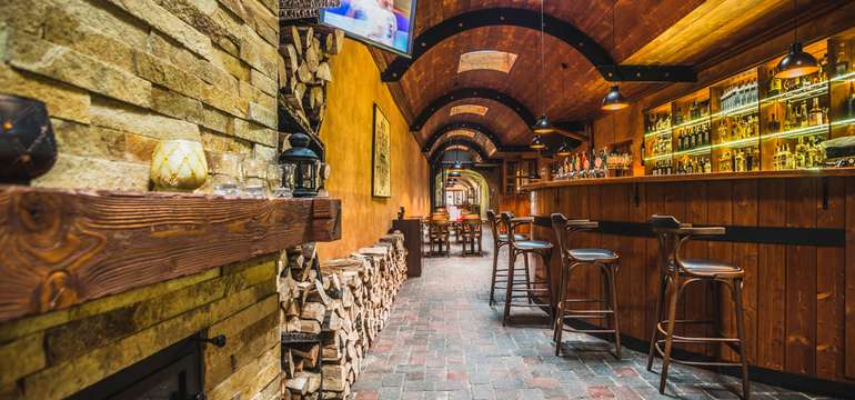 Interiér podniku PorterHouse v centre Košíc
