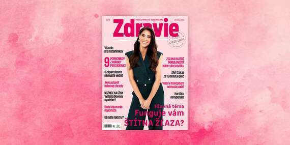 BLACK FRIDAY: Ročné predplatné mesačníka ZDRAVIE/Slovensko