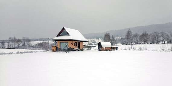 Romantický pobyt v Chalúpke Slnečnica s privátnou saunou a kúpacou kaďou/Brezno