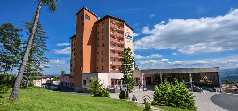 GRAND HOTEL BELLEVUE**** v centre Vysokých Tatier v nadmorskej výške 1010 m
