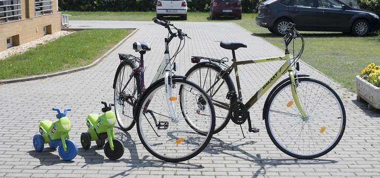 V hoteli Aqua Sárvár si môžete zapožičať aj bicykle