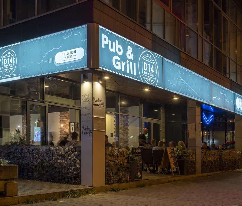 Reštaurácia D14 Pub & Grill na Dunajskej ulici (oproti Tesco MY)