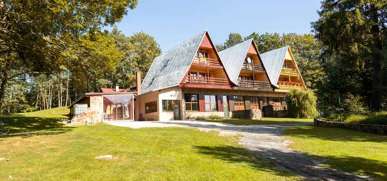Chata Horský dom má 5 spální, ubytovať sa tu preto môžu rodiny i skupiny známych