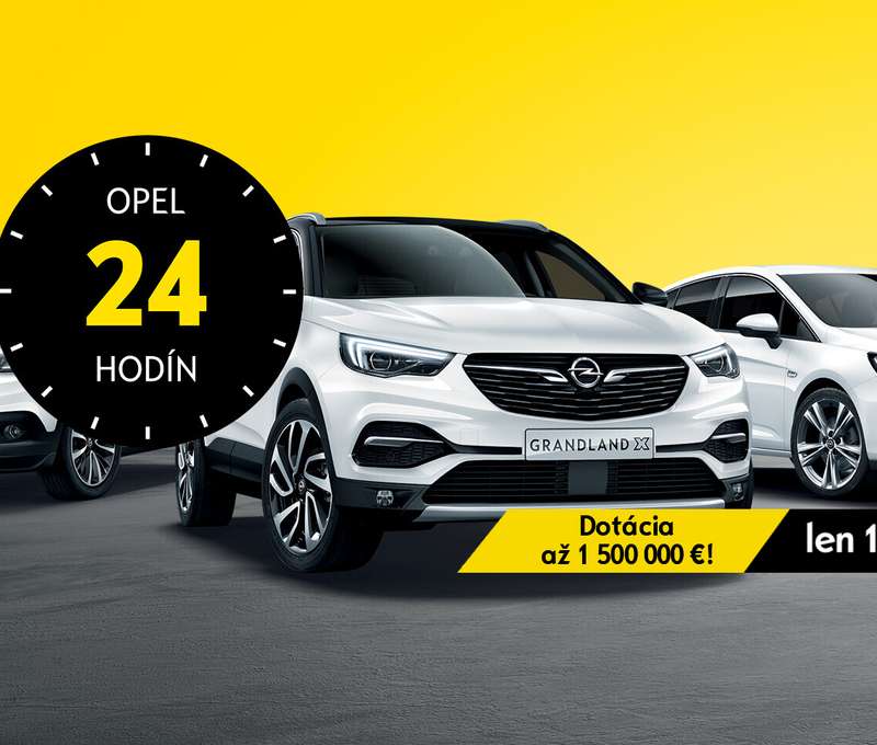 Získajte dotáciu na vybrané typy vozidiel Opel, kým sa neminie!