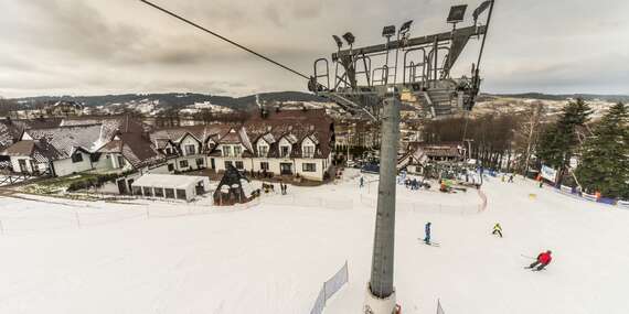 Obľúbený Kompleks Beskid*** ihneď pri lyžiarskom svahu s neobmedzeným wellness a polpenziou/Poľsko - koło Rabki Zdrój