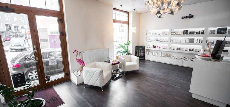 Interiér salónu Babor Beauty Spa.