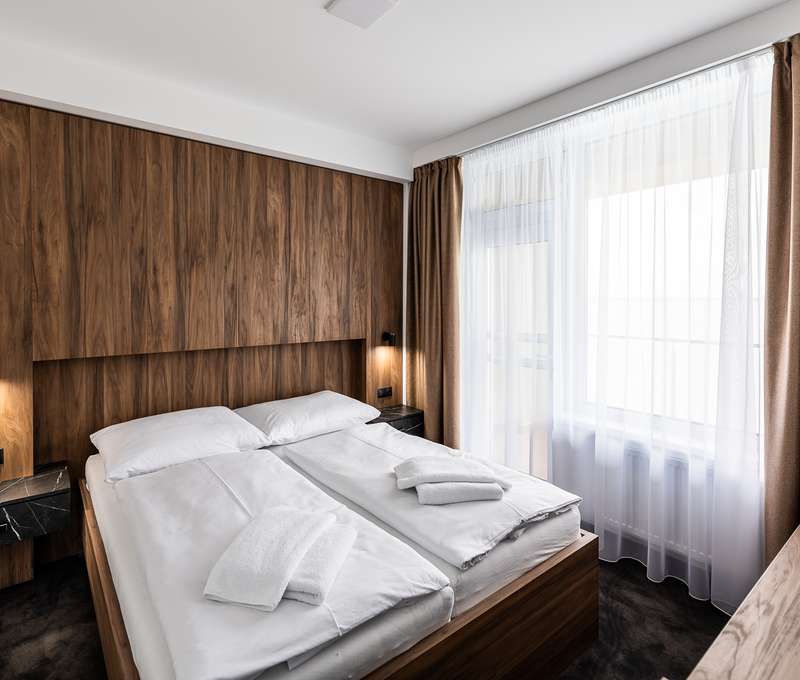 Moderne zariadené izby ponúkajú hosťom hotela Glamour**** pohodlné ubytovanie