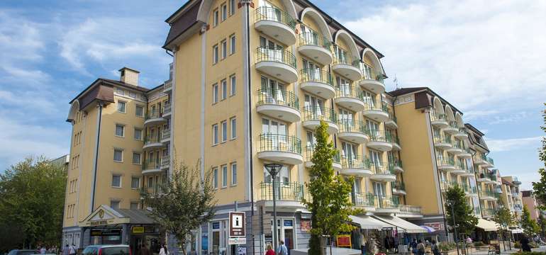 Štvorhviezdičkový family friendly hotel Palace**** na pešej zóne Hévízu