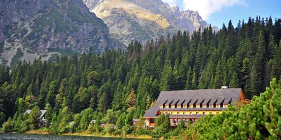 Horský Hotel Popradské Pleso hneď pri jazere pre turistov, páry aj rodiny/Vysoké Tatry - Popradské pleso