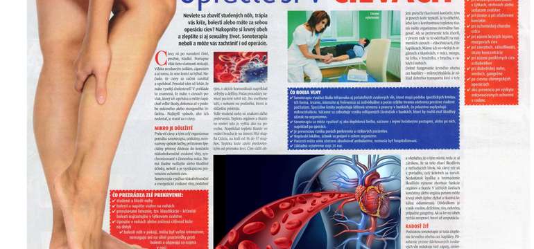 Sonotherapia je nový unikátny neinvazívny spôsob liečby